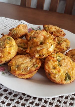 Una foto de Muffins de verduras