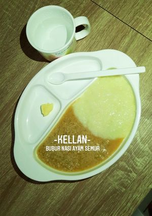 Foto resep MPASI 8m+ - Bubur Nasi Ayam Semur