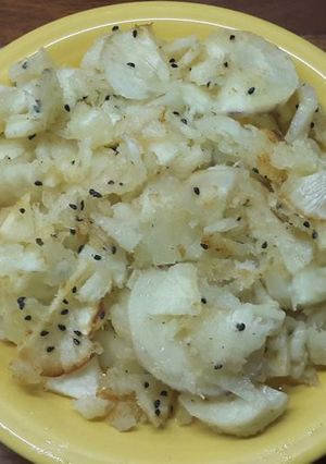 Una foto de Mandioca al comino negro