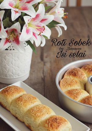 Foto resep Roti sobek isi selai (tanpa ulen)