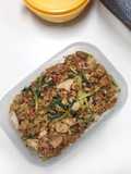 Oat asin - oat goreng (replika nasi goreng) untuk diet sehat