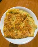 Trứng chiên tôm tươi