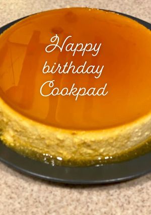 A picture of Cheesecake flan❤️🎉😍.