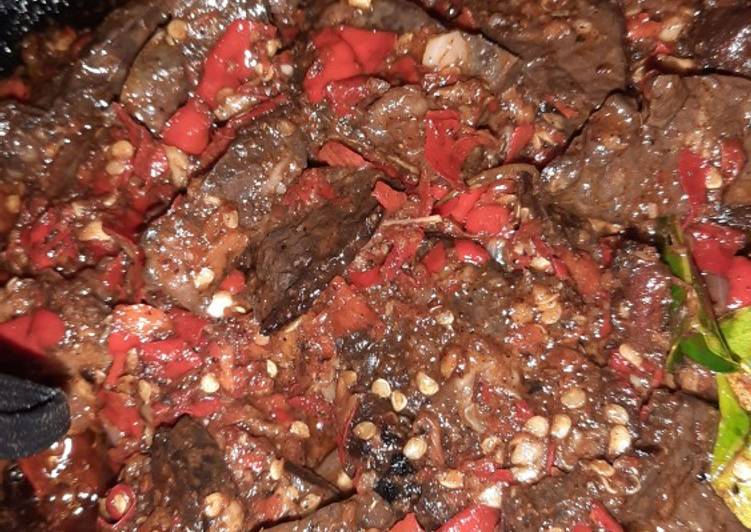 Resep 5) Dendeng Balado Paru oleh saritillawah ulfah - Cookpad