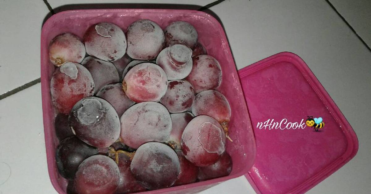 213 resep  es  buah  anggur enak dan sederhana ala rumahan 