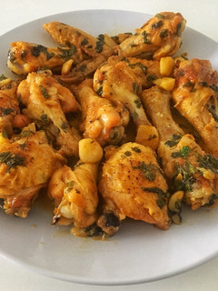 Una foto de Pollo al ajillo 🇪🇸