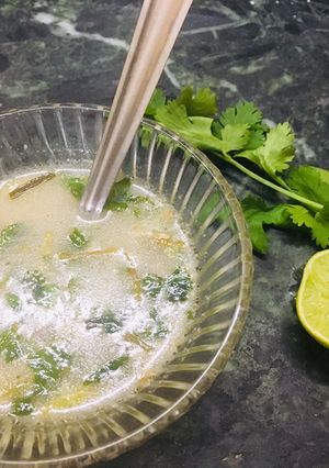 A picture of Lemon Coriander Soup.