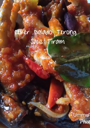 Foto resep Ceker Balado Terong Saos Tiram