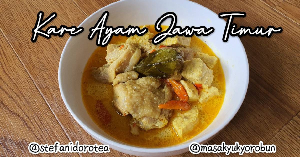 105 resep kare ayam jawa enak dan sederhana ala rumahan 