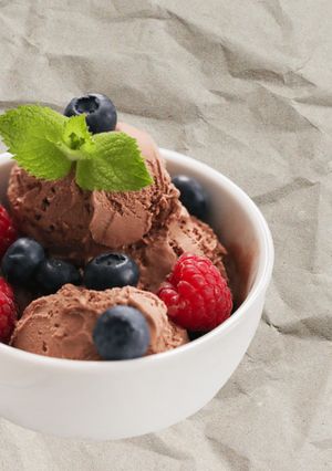 صورة لوصفة ايس كريم بمكونين !!