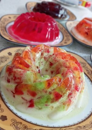عکسی از دستور ژله بستنی دلبر 😍