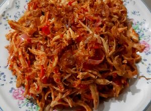 Foto resep Ayam suwir honje (kecombrang)