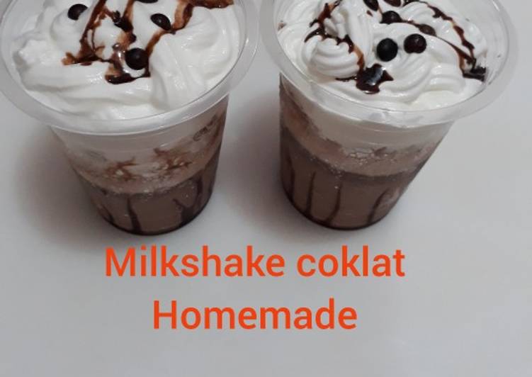 Milkshake coklat homemade