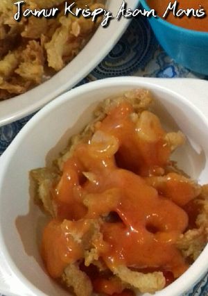 Foto resep Jamur Krispy Saus Asam Manis