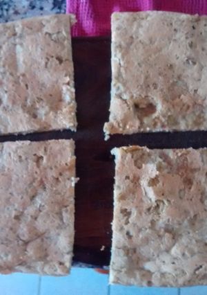 Una foto de Pizza de pencas de acelga libres gluten