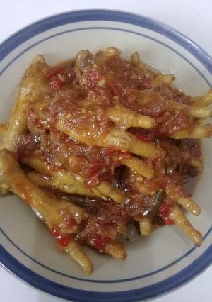 Foto resep Ceker Mercon step by step