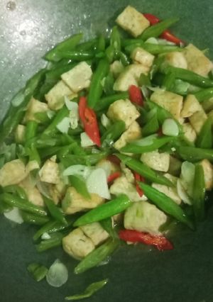 Foto resep Tumis buncis tahu