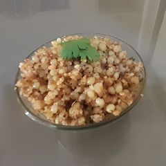 A picture of Jowar Khichdi-pressure cooker recipe.