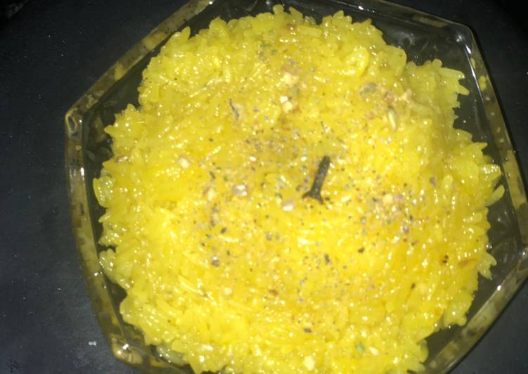 Steps to Prepare Perfect Sweet Rice pulao