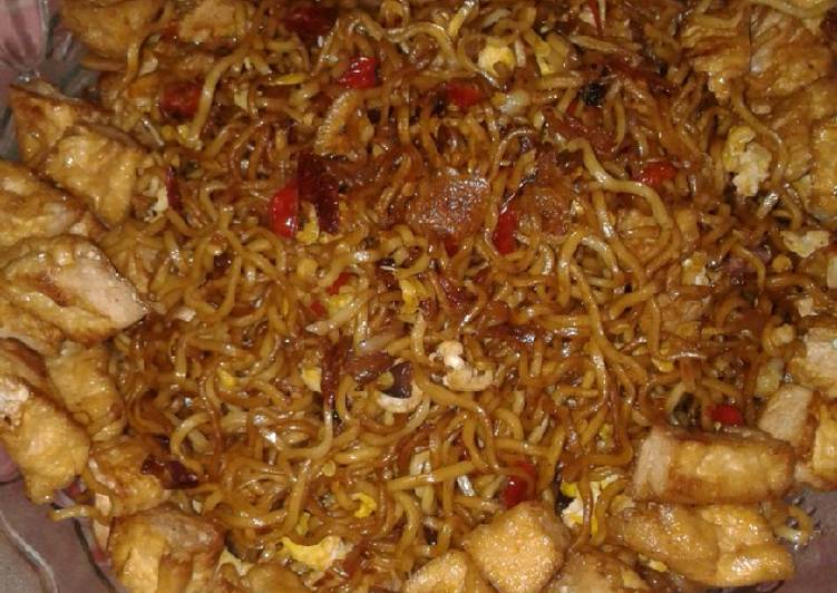 Resep Oseng mie+tahu goreng, Lezat