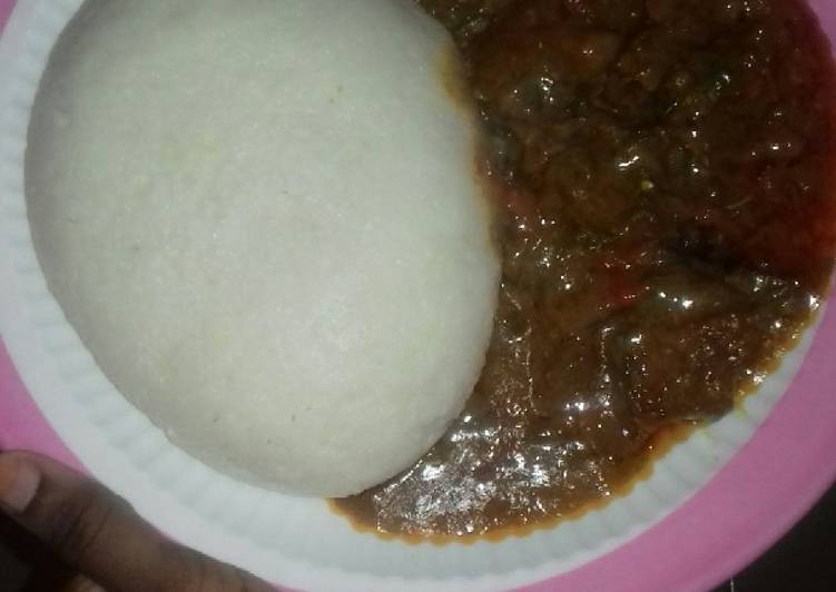 unique Tuwon shinkafa da miyar gyada Recipe | Steps to make Tuwon shinkafa da miyar gyada Any-night-of-the-week