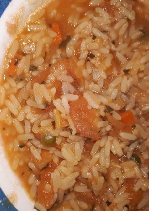 Una foto de Arroz tomateado