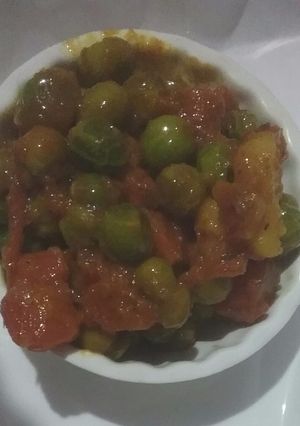 A picture of Satwik sabji Gajar matar aaloo ki.