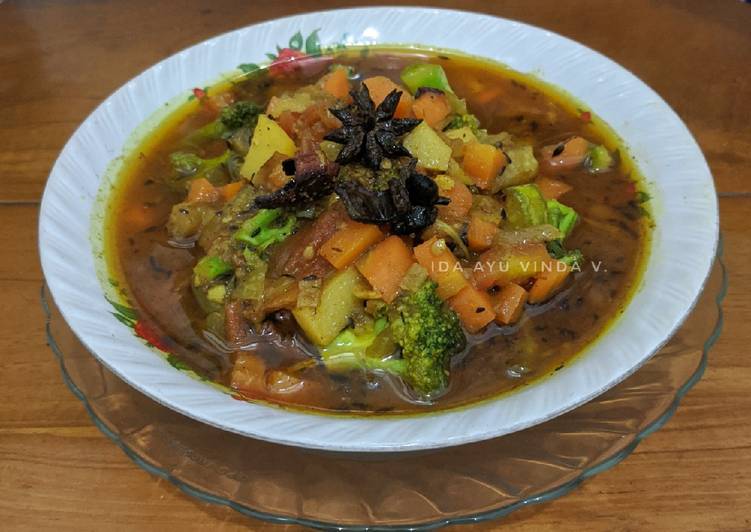 Resep Vegetable Curry Anti Gagal