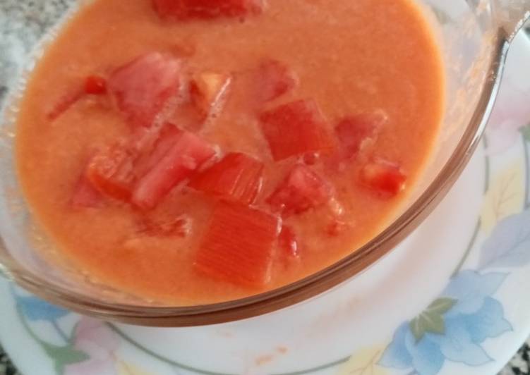 Gazpacho de sandía y tomate
