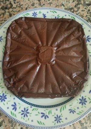 Una foto de Cheesecake de chocolate negro en airfryer 🍫🖤