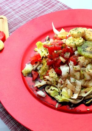 Una foto de Ensalada Agridulce