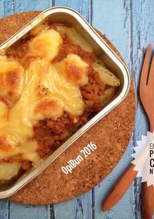 Foto resep Baked Potato Chilli n Cheese
