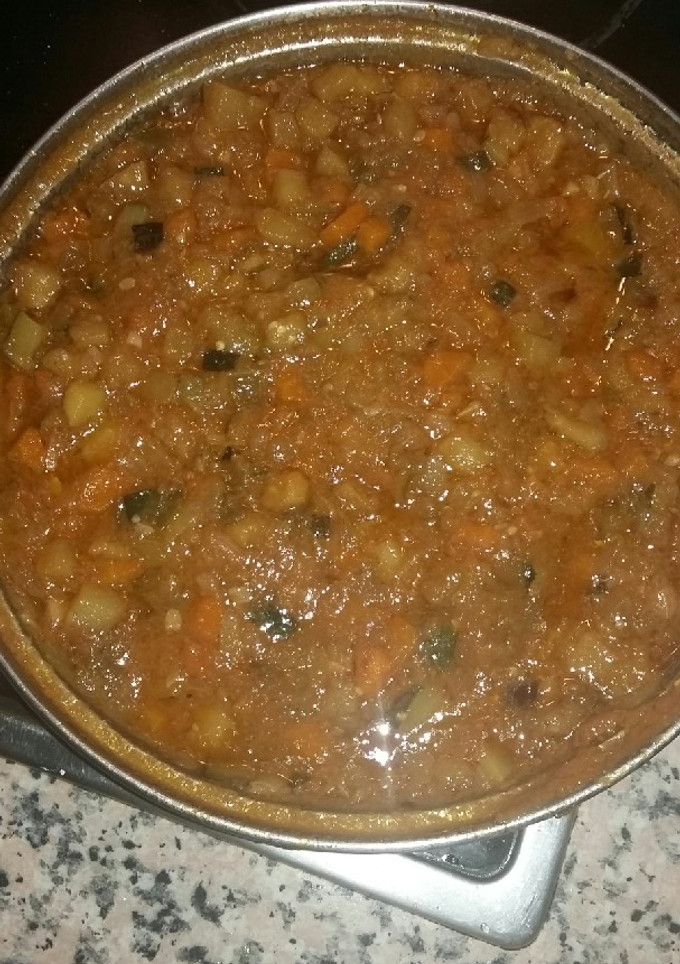 Una foto de Pisto todo de la huerta