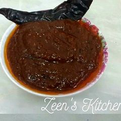 Dry Red Chilli and Garlic Chutney A picture of Dry Red Chilli and Garlic Chutney.
