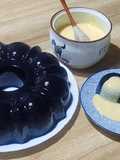 Puding Lumut Bunga Telang