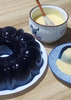 Foto resep Puding Lumut Bunga Telang