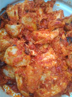 Foto resep Ayam Bakso Sambal Mercon