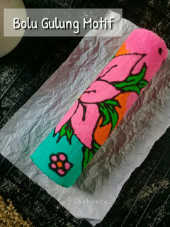 Foto resep Bolu gulung motif