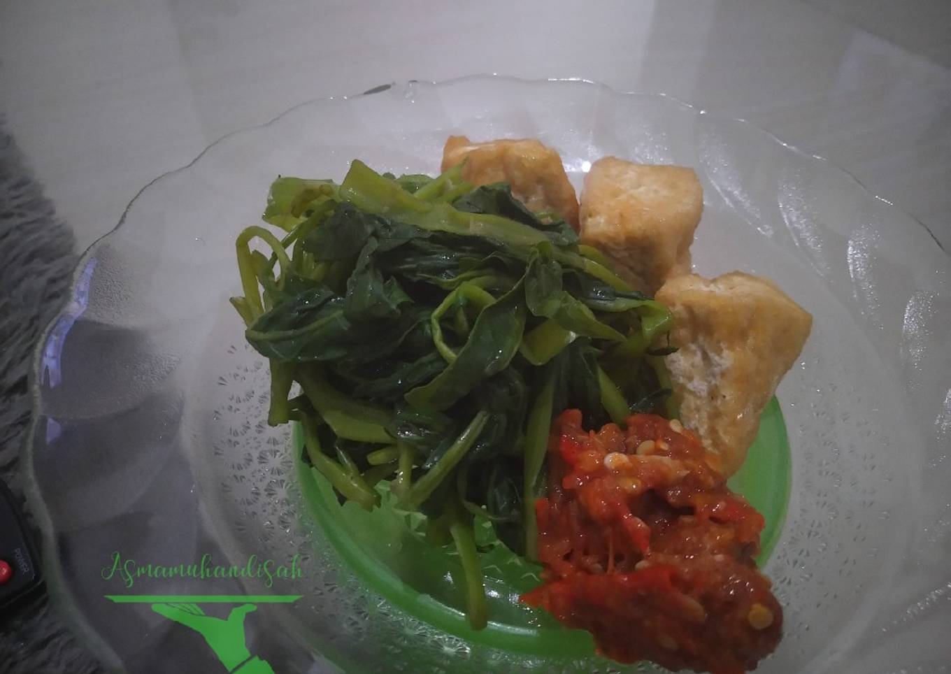 Kangkung sambal Rujak