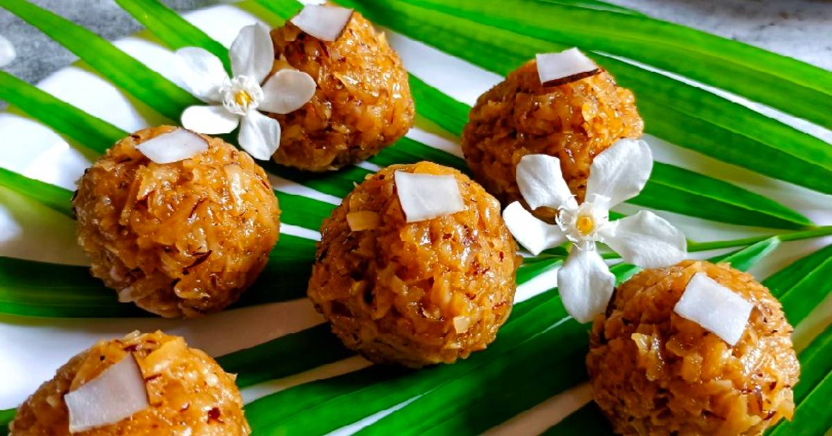 Coconut Jaggery Ladoo Recipe By Spicequeen - Cookpad