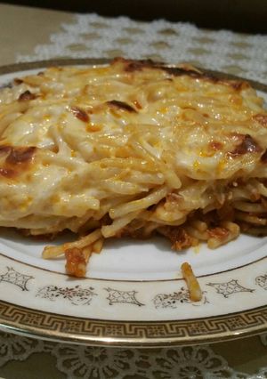 صورة لوصفة مكرونه بالتونه