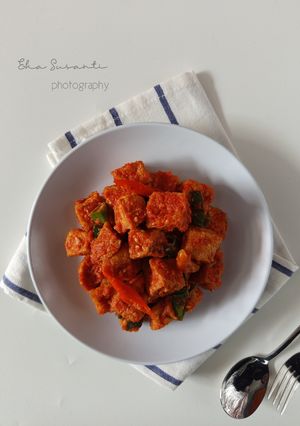 Foto resep Oseng Tahu Mercon