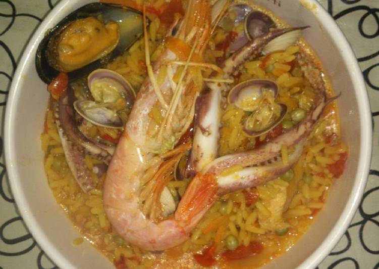 Paella de mariscos