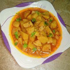 A picture of Aloo ki Kalonji wali Bhaji 😍❣️.