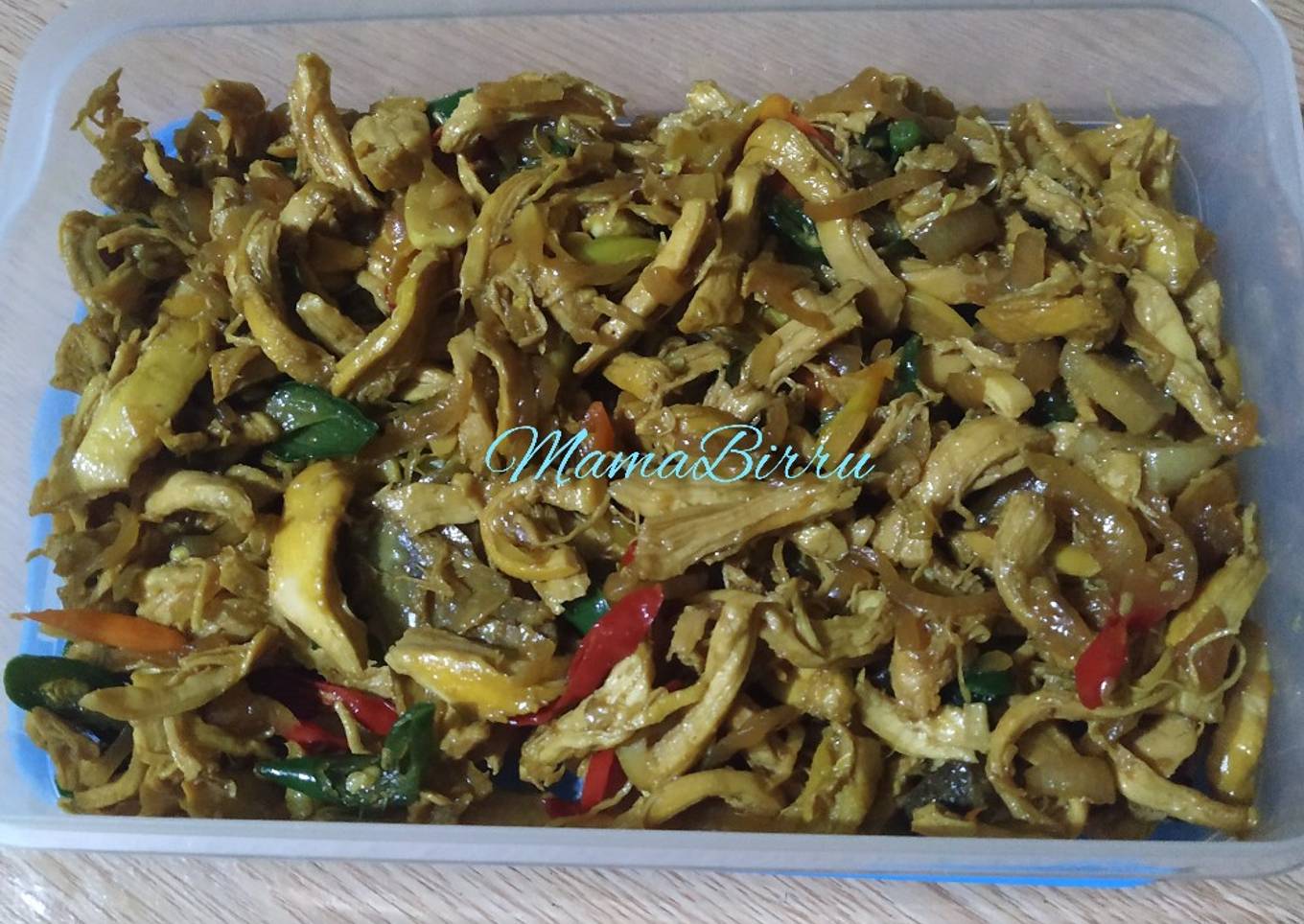 Ayam Suwir Aroma Daun Jeruk