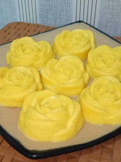 Foto resep Bolu Jagung Kukus (Snack MPASI 9Mo+)