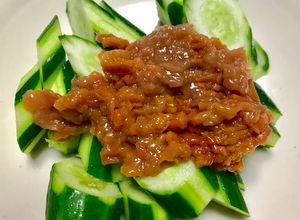Una foto de Ensalada de Pepino con Umeboshi