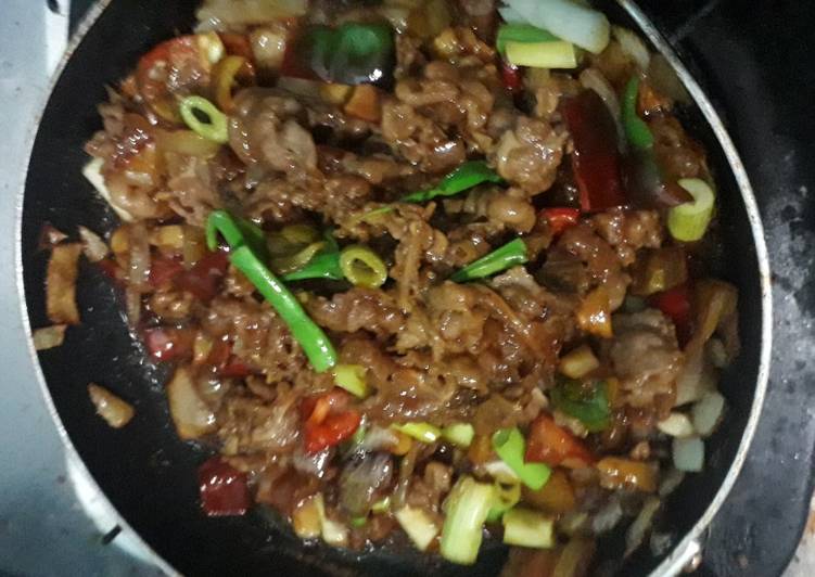 Langkah Mudah untuk Membuat Tumis slice beef paprika, Sempurna