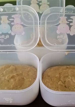 Foto resep MPASI 7 bulan menu lengkap