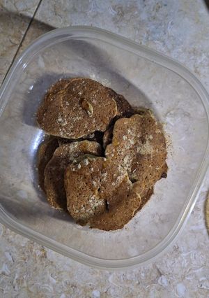 A picture of Keto pancakes.